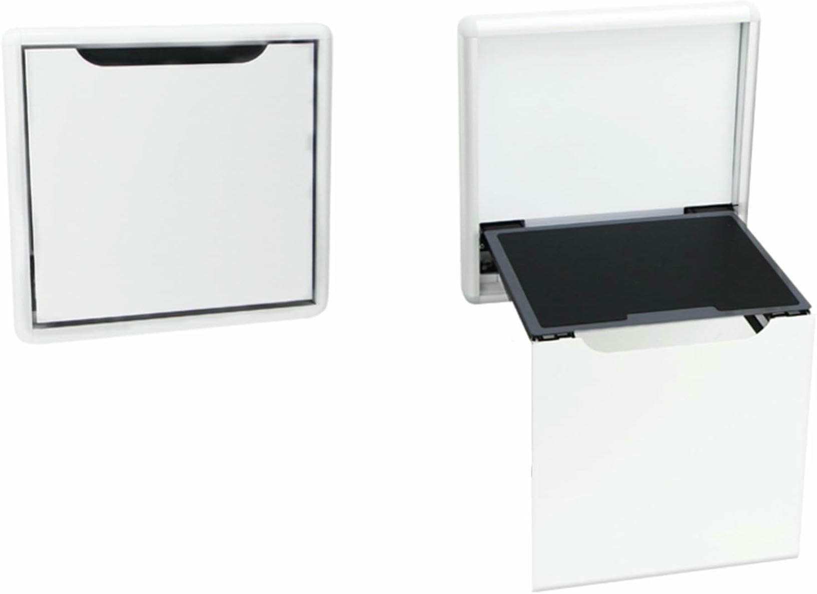 Invisible Wall-Mounted Shoe Changing Stool - Space-Saving Foldable Bench with Damping Buffer Seat for Entryway &amp; Home nization