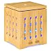 Produktbild HOMCOM Elektrische Aroma Diffusor mit LED-Leuchten Luftbefeuchter für ätherische Öle 7 Farben LED 2 Sprühnebel-Modi wasserlose automatische Abschaltung 200 ml elegant Bamboo Natur 10,2X 10,2x13 cm