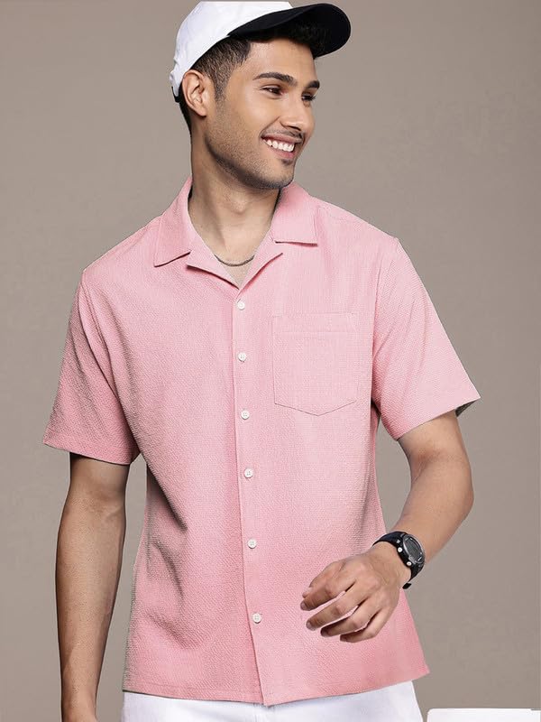 Image of Tee Projekt Fashion Textured Shirts for Men||Regular Fit Casual Shirt for Men||Fancy Shirt