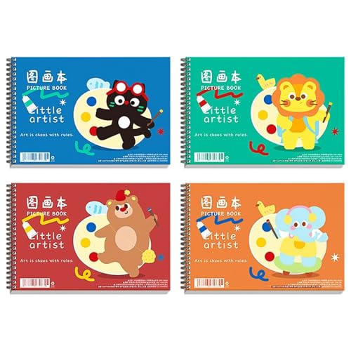 Carnets artistiques de 200 pages au total pour dessin enfant et bloc notes adulte