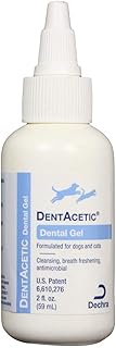 Dechra Dent Acetic Tooth Gel for Dogs and Cats, 2-Ounce