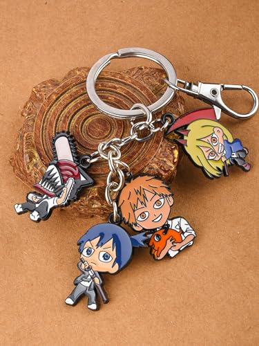 Image of ComicSense.xyz Anime Keychain, Anime Cosplay Accessories Keyring for Bag Bike Car Collectible