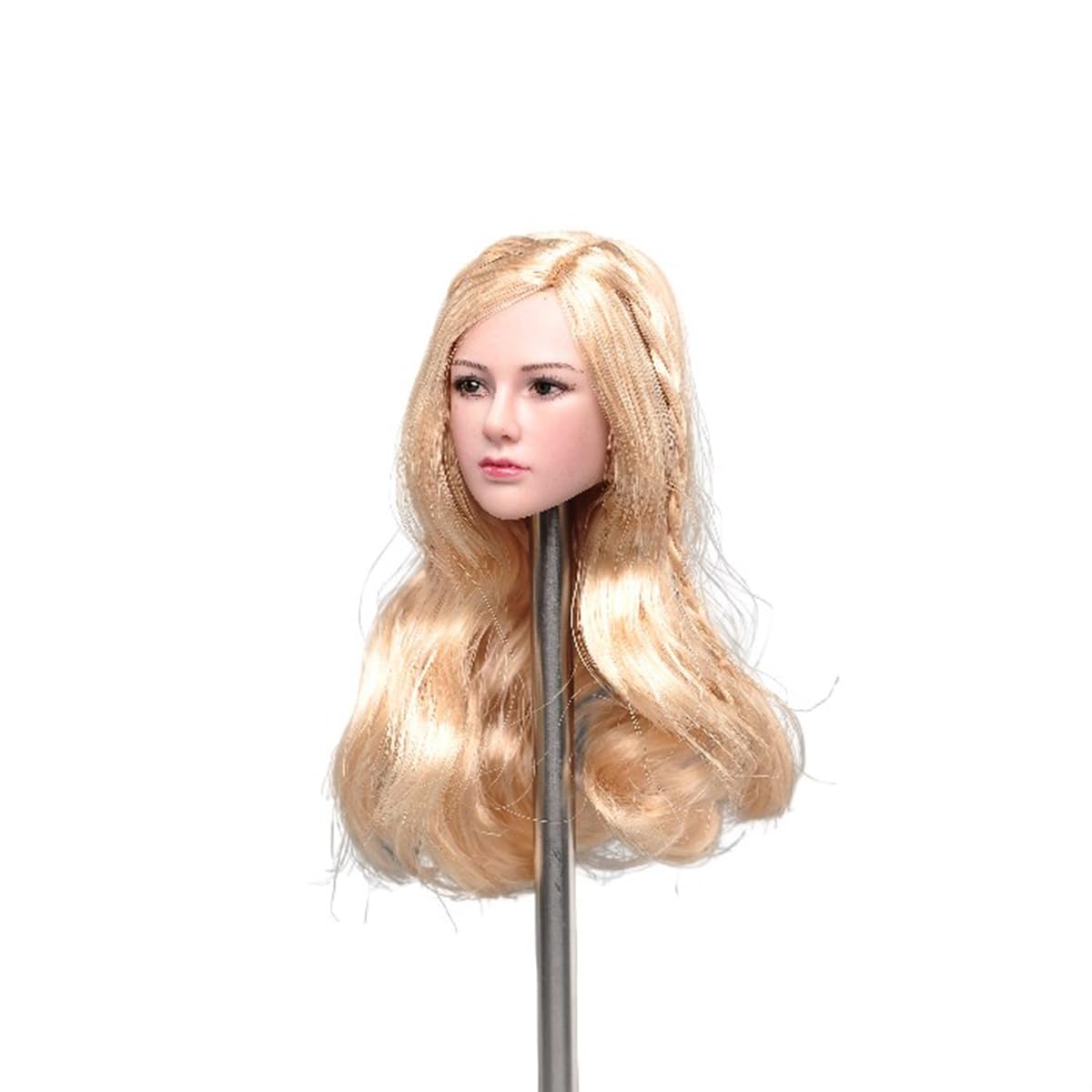 Tête miniature militaire à échelle 1/6 - Modèle de tête de valkyrja - Pour figurines d'action de 30,5 cm - Collection de corps (blond)
