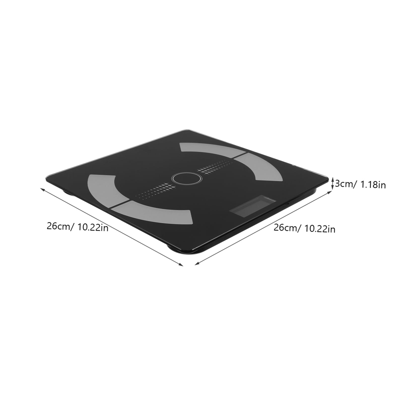 Mikinona Digital Body Weight Accurate Weighing Tool for Home Use Measures Weight Muscle Mass and More Stylish Glass Design USB Rechargeable for Health Monitoring and Fitness