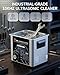 CREWORKS 10L Ultrasonic Cleaner with Sweep Function, 33kHz 240W Industrial-Grade Ultrasonic Cleaning Machine with 34 fl oz Ultrasonic Cleaning Solution for Industrial Use