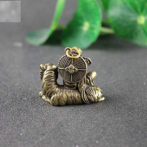 Statue de Bouddha en cuivre pur pour bureau chic - 3