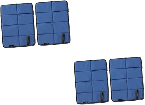 Kisangel 4 unids Cojín plegable colchoneta Cojín de asiento de playa plegable de espuma colchoneta asiento plegable colchoneta de dormir para