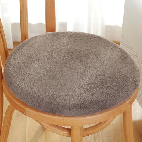 Coussin de siège en mousse à mémoire de forme rond et déhoussable - 2
