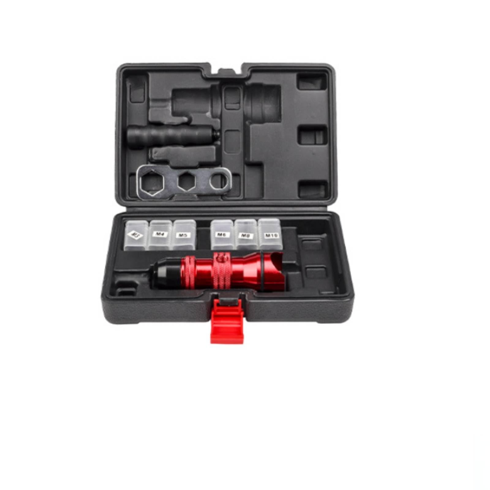 Baoblaze Adattatore Rivettatrice Elettrico Rivetto Dado Attacco Trapano Inserto Filettato Attrezzo Manuale per Montaggi Efficienti con Controllo Migliorato