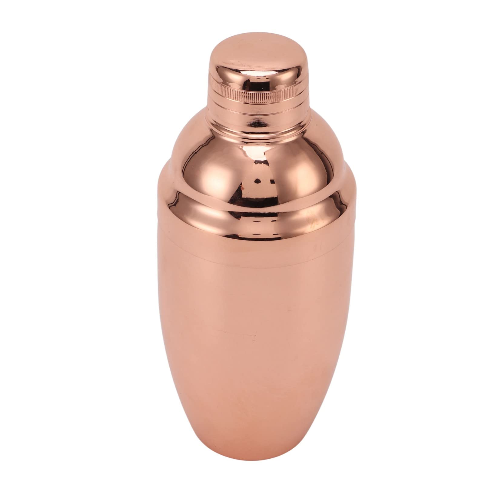 Shaker à cocktail en acier inoxydable 304, or rose, mélangeur à cocktail Boston Shaker 500 ml, outil de bar professionnel pour la maison, les, les fêtes, la préparation de