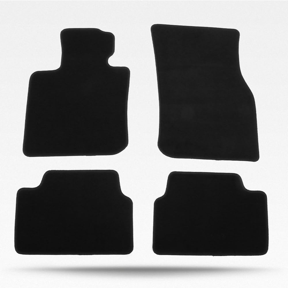 Car Floor Mat, Compatible with 2015-2024 Mini Cooper F55 Hardtop/Hatchback 4-Door, Nylon Black Floor Liner Carpet Set, 4PCS