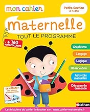 Download Mon cahier maternelle 3/4 ans PDF