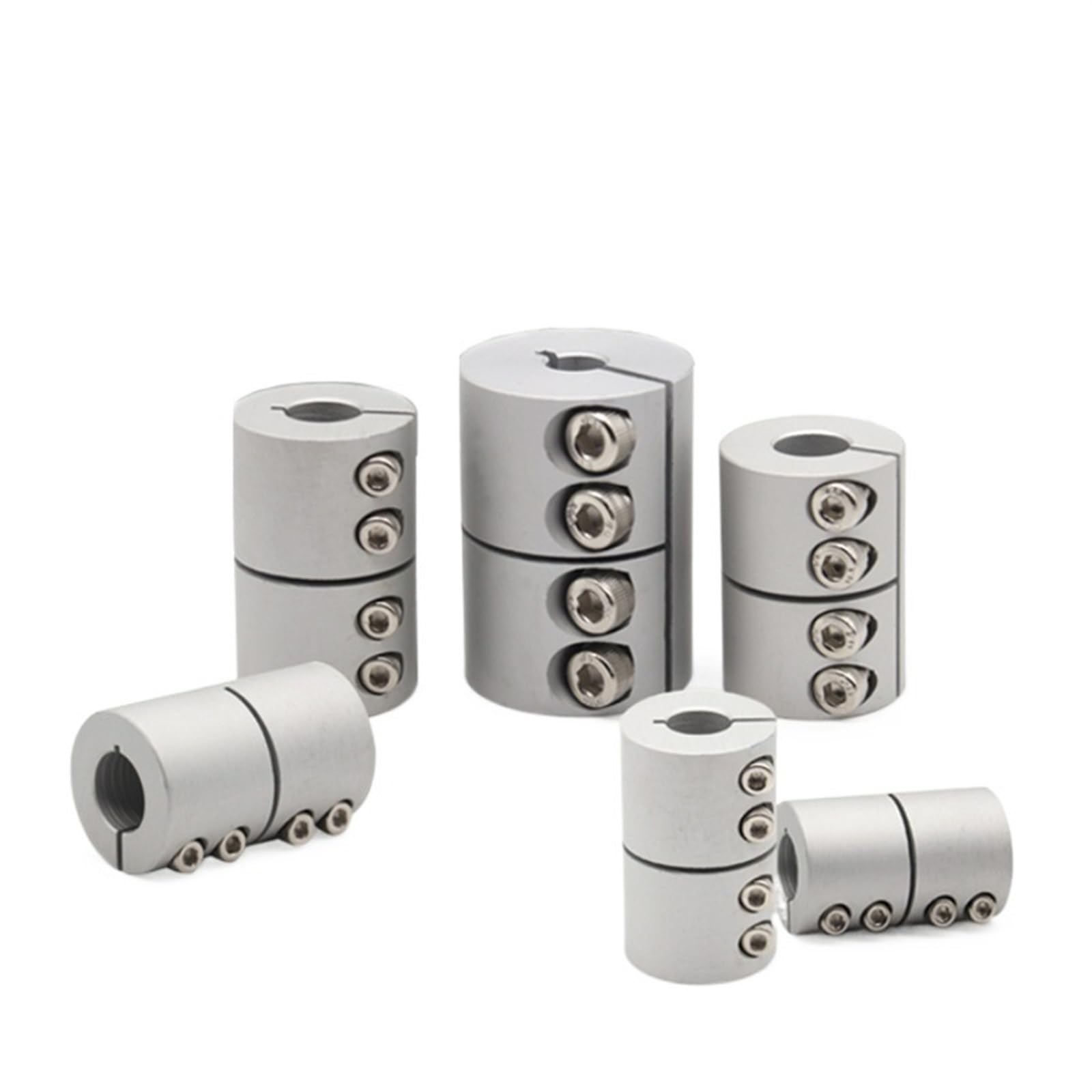 Rigid coupling,Stainless steel rigid coupling 1pcs D32L45 D40L50 D60L60 Rigid Coupling Aluminium Alloy Shaft Coupler Screw Stepper Motor 3D Printer Engraving Machine(D40L50-18x19)
