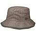 Produktbild Stetson Coated Linen Stoffhut Leinenhut Anglerhut Sonnenhut Fischerhut Sommerhut Regenhut Herren - mit Futter Frühling-Sommer - S (54-55 cm) braun