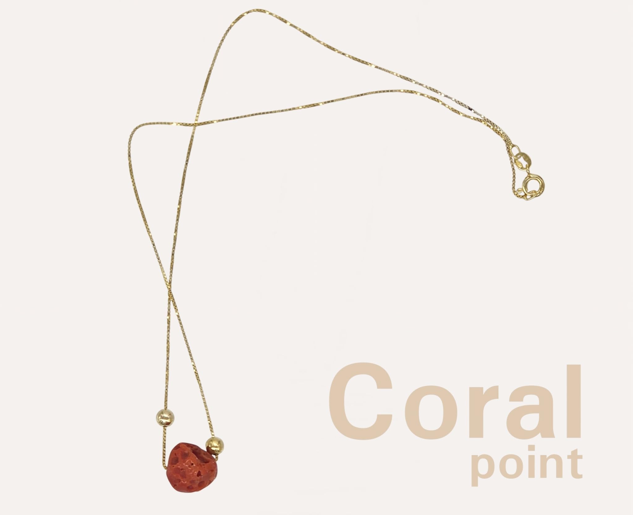 sicilia bedda - Collana Unisex in Corallo Rosso del Mediterraneo con Catena in Argento 925 - Gioiello Artigianale