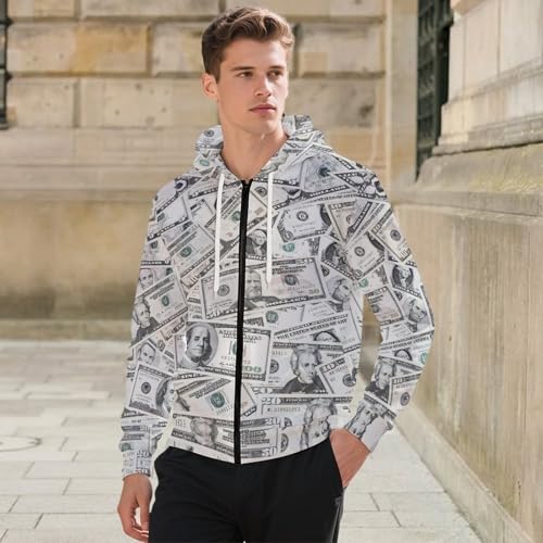 American Flag 2025 Full-Zip Hoodie Unisex Casual Long-Sleeve Sweatshirt 6