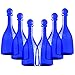 Set 6 pezzi Bottiglia in vetro per acqua solarizzata colore blu mod. Viola 750ml con tappo a sfera