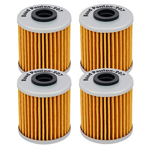 Road Passion High Performance Oil Filter for SUZUKI RMZ250 249 2004-2015/RMX450Z 2010-2012/RMZ450 449 2005-2015 (4 pack)