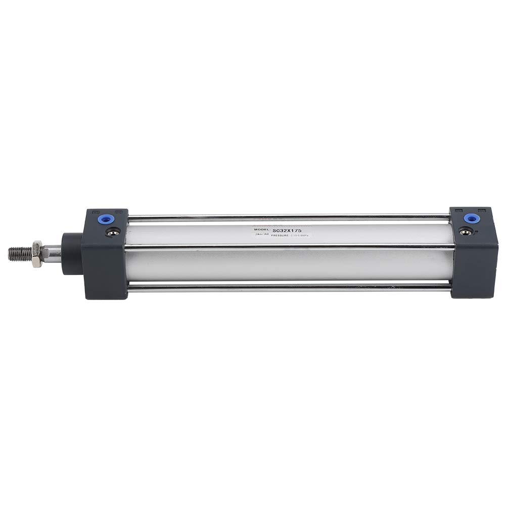 Vástago de pistón atornillado Cilindro neumático de aire Acción doble 32 mm Diámetro 175 mm Cilindro de aire