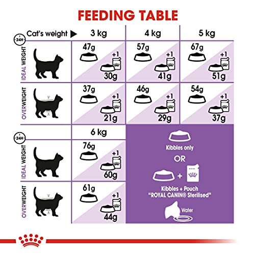 Image of Royal Canin Sterilised 37 Dry Adult Cat Food, Meat Flavor, 2 Kg (Pack of 2)