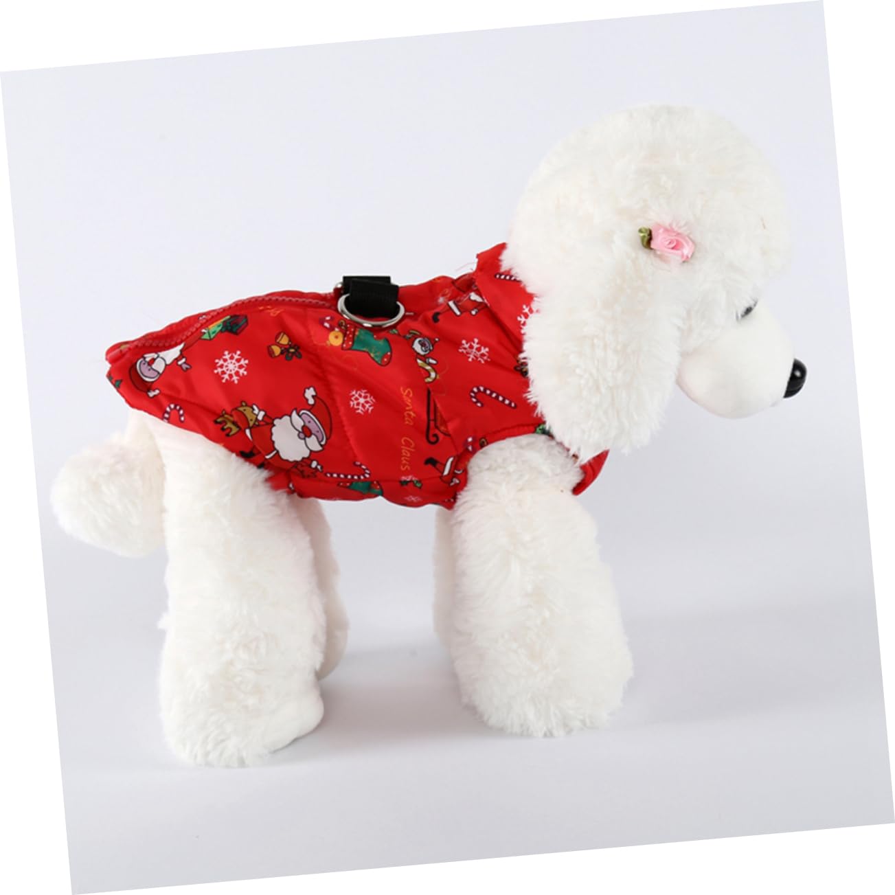 ABOOFAN 3 Piezas Abrigos de Perro de Navidad Chaleco de Invierno para Mascotas Ropa al Aire Chaleco de Algodon Abrigo de Perro protección contra la Nieve Chaqueta Abrigo de algodón