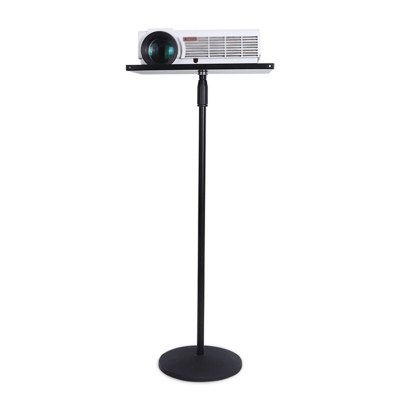 Soporte de proyector de metal negro con altura regulable multifunción portátil 5