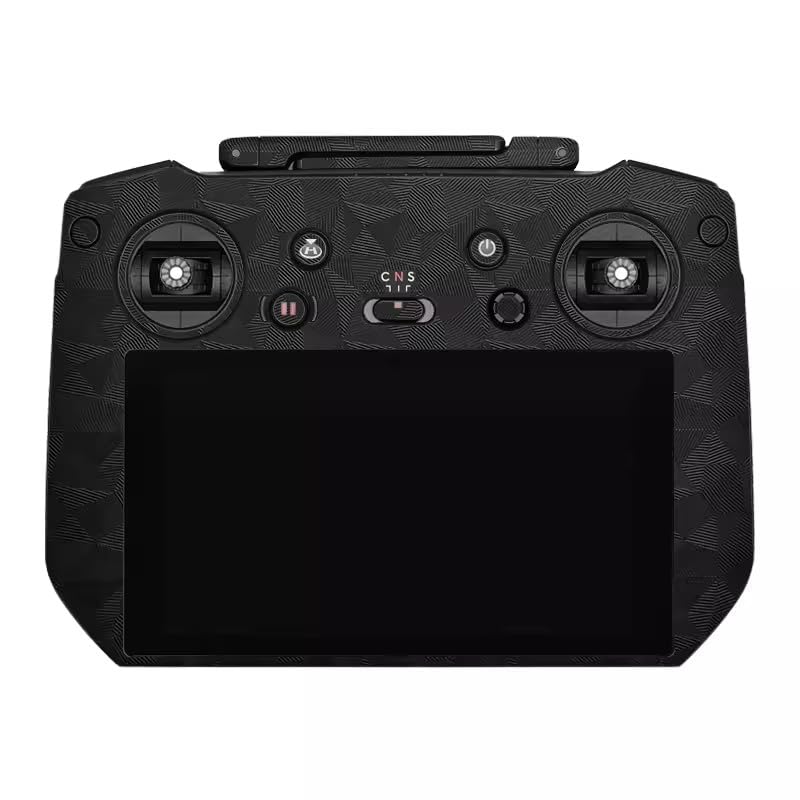 Autocollant DJI RC Pro aspect cuir et triangle noir | Design élégant