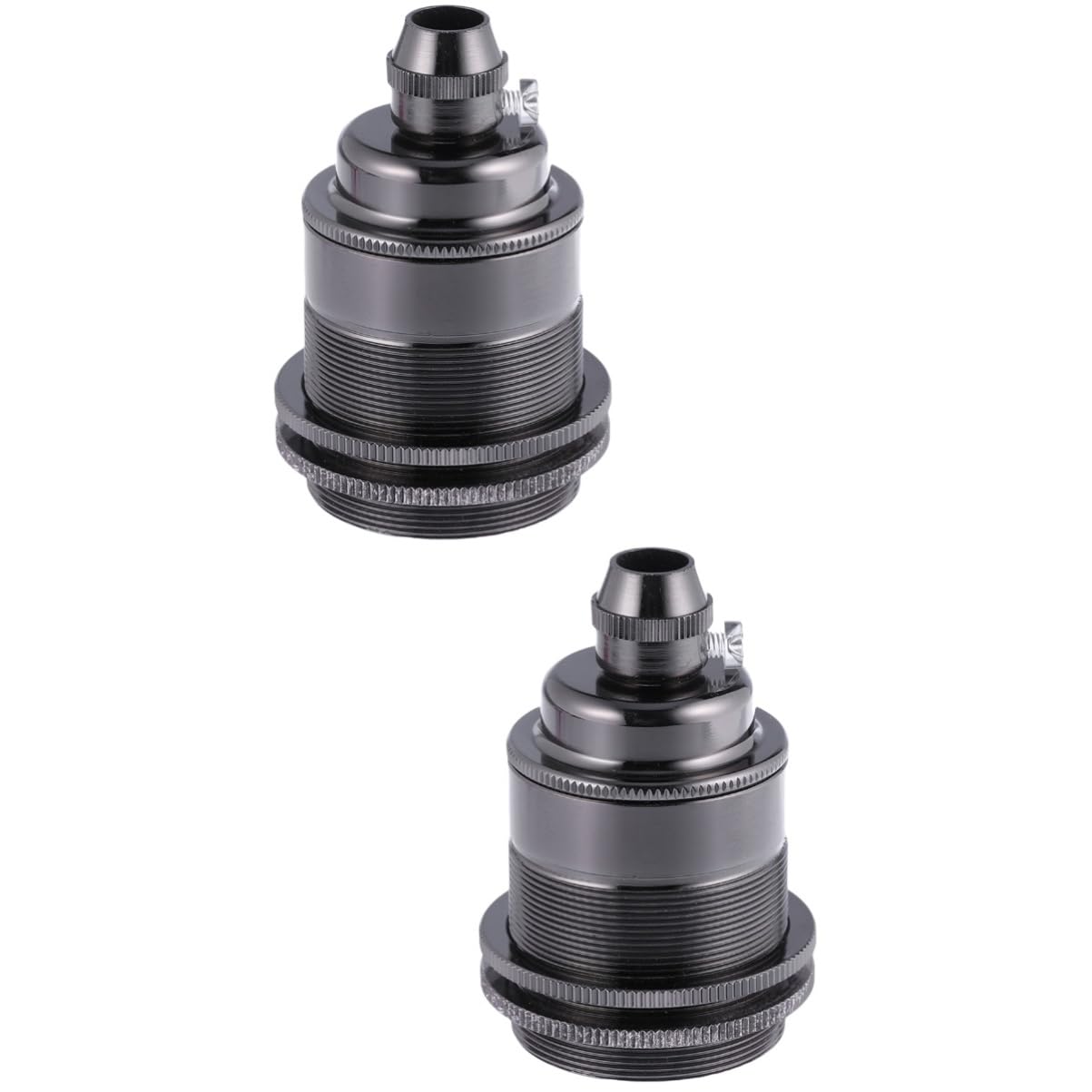 Angoily 2 Pezzi Portalampada E27 Antico Adattatore Per Attacco E27 Base Per Lampadina Vintage 250 W Capacità Di Carico 110 Per Illuminazione