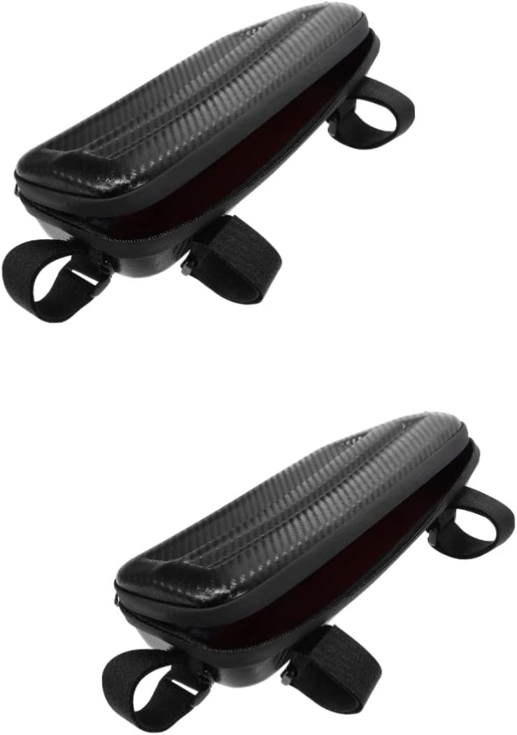 balacoo 2pcs Bike Frame Bag Pouch Straps and Pressure-resistant Easy to and Road Cycling Storage