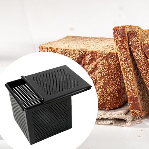 Moule à Pullman 10cm avec couvercle et plateau perforé antiadhésif - 5