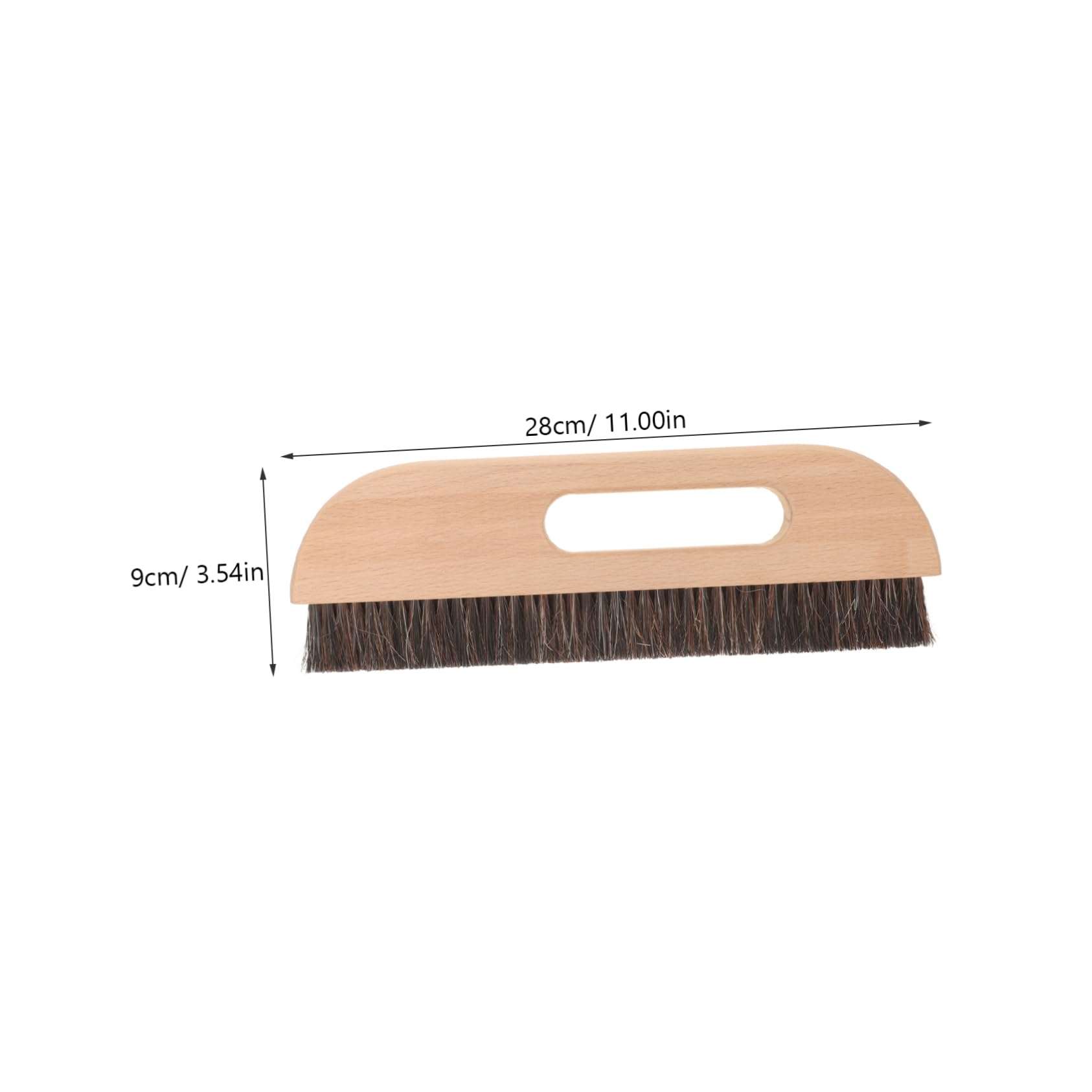 SHINEOFI 4 Pièces Brosse à Cheveux Longs Brosse à Collier Plus Lisse Lissage Poil Brosse à Papier Peint Brosse à Main De Nettoyage Utilitaire Brosse En Bois Pinceau à Pâte Hêtre