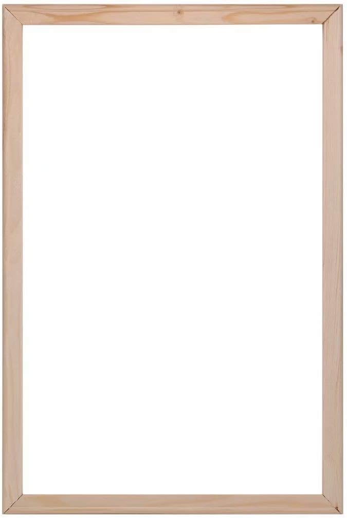 Tonzom 16 x 20 inch wooden frame canvas stretcher bars for oil painting and paint by numbers 4 strips