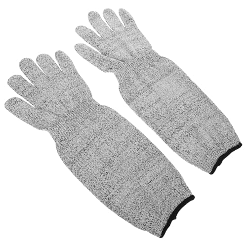 OSALADI Gloves Work 5- Resistant Gardening Gloves Arm Guards Industrial Working for Gardener
