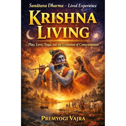 Krishna Living Audiolibro Por Premyogi Vajra arte de portada