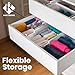 RAPTUROUS Adjustable Drawer Dividers, 8