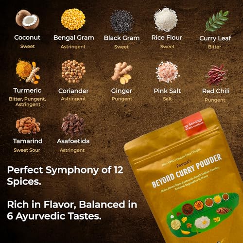 Inner Flame Beyond Curry Powder For Authentic Home Style South Indian Curries (Blend of 12 Spices) 150g | 100% Natural | VEGAN, GLUTEN FREE & NON-GMO. Indian Spice.