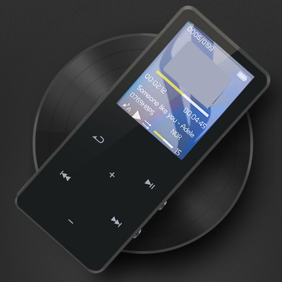 Reproductor Multimedia 16 GB Inalámbrico sin Pérdida Táctil Negro