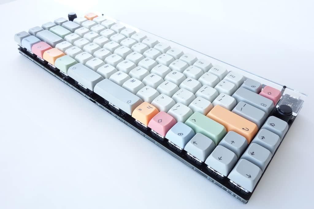 Clavier mécanique 75% SNAP Kit Plus Blanc interchangeable pour PC et Mac - 7