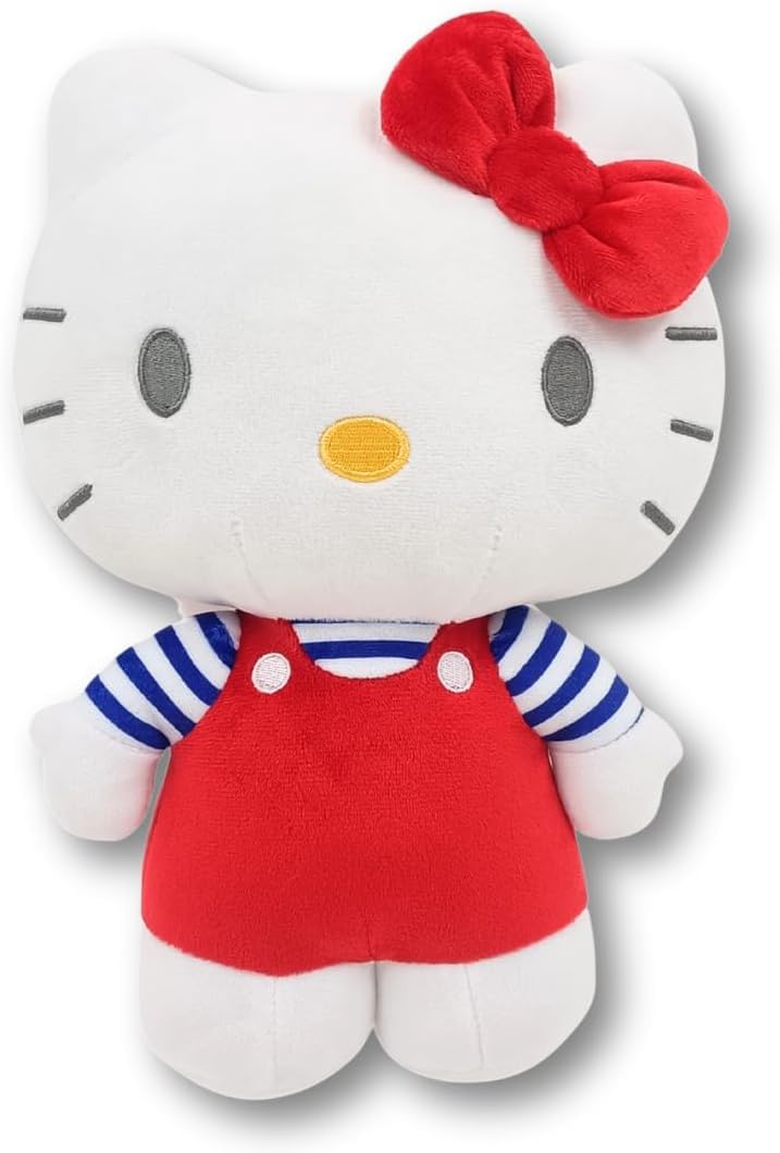 Simply Toys Official Hello Kitty Plush Doll 30cm, Red, 30 cm