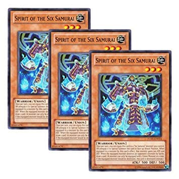Amazon.co.jp: 3枚 遊戯王 英語版 TU05-EN014 Spirit of the Six