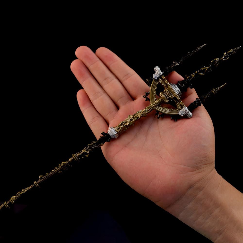 Model ekspozycyjny, Model Świętej Włóczni Mohgwyna, opakowanie 30 cm/11,8 cala z podstawką, kolekcjonerskie przedmioty do gier wykonane w całości metalu
