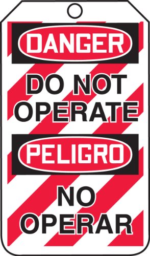 Lockout tag danger pour balisage de sécurité des machines