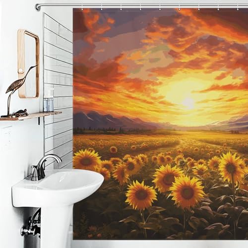 Rideau de douche imperméable pour une ambiance spa à la maison
