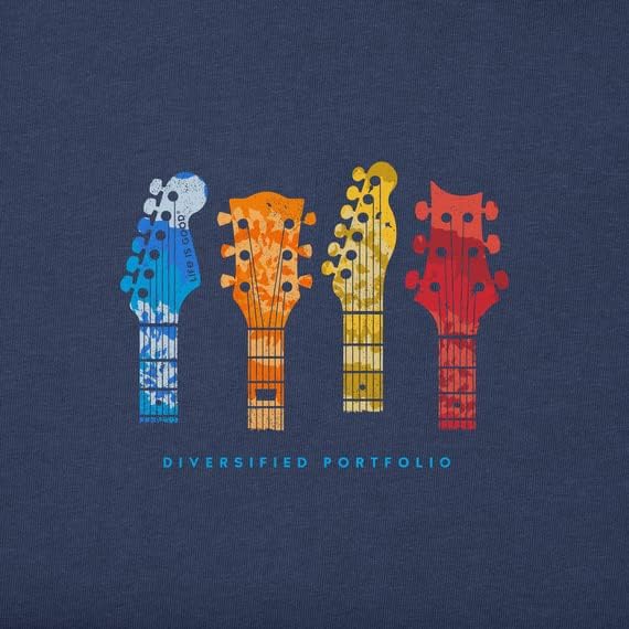 Miniatura 2 de Camiseta de manga corta para hombre con diseño de guitarras diversificadas Tie Dye