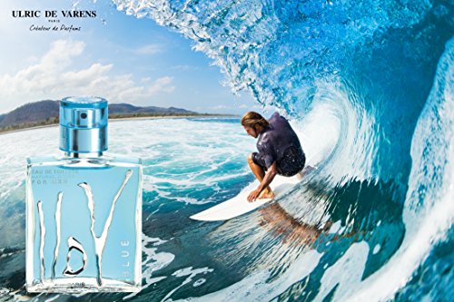 Ulric De Varens Udv Blue Eau De Toilette Spray For Him, 100 Ml - Image 3