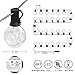 38FT LED String Lights, Kakanuo G40 Globe Vintage Indoor/Outdoor String Lights 30 Bulbs (and Extra 2 Spare Bulb), Decorative Hanging LED Light for Backyard Bistro Porch Garden Cafe Party - UL Standard