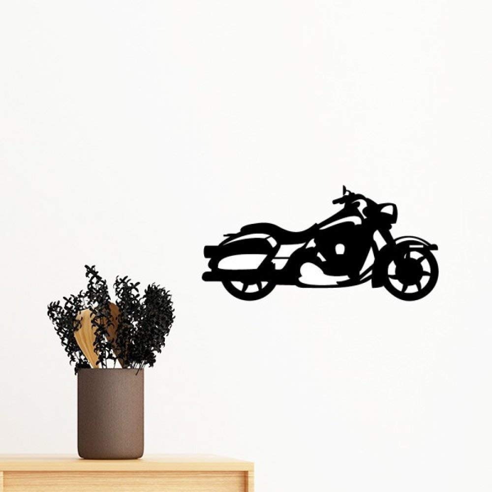 Sticker mural moto amovible pour masquer un mur vide sans abîmer la peinture