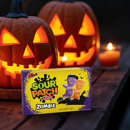 SOUR PATCH KIDS Zombie Soft & Chewy Gummy Halloween Candy, 3.5 oz - image 4