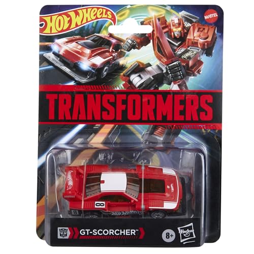 Transformers Collaborative Hot Wheels® x GT-Scorcher, Deluxe Class 5-Inch Robot Action Figure Converts to Racecar, Ages 8+ - image 2