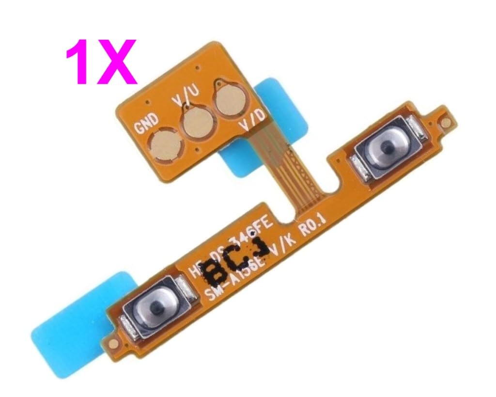PHONSUN Volume Button Flex Up Down Push Button Flex Cable for Samsung Galaxy A15 (5G) SM-A156U A156U1 A156B A156